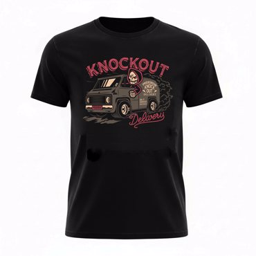 PRiDEorDiE Knockout Delivery T-Shirt - black